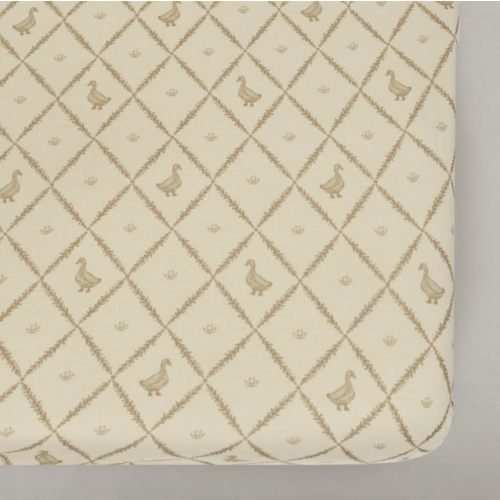 Oilo Crib Sheet, Breathable Organic Cotton Jersey Fitted, 300 Thread Count, Machine Washable, Designed for Standard Crib Mattresses and Toddler Beds (28" x 52" x 6"), Butter Yellow Duck