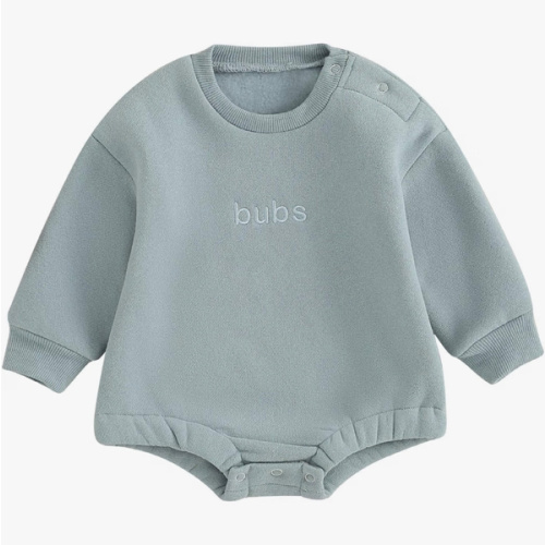 “Bubs” 0-3 Month Oversized Romper