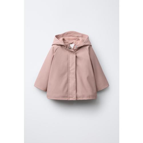 WATER REPELLENT COATED JACKET - Pink | ZARA United States