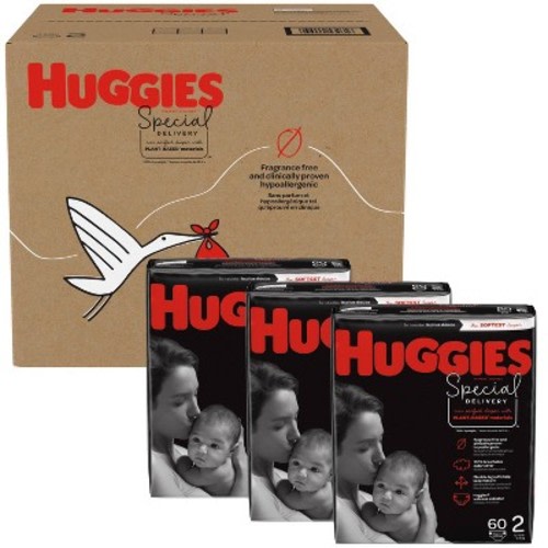 Huggies Special Delivery Hypoallergenic Baby Diapers – Size 2
