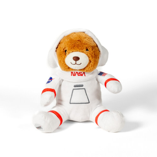 Plush Astronaut Bear White Suit