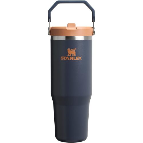STANLEY IceFlow 2.0 Flip Straw Tumbler with Handle 30 oz | Twist On Lid and Flip Up Straw | Leak Resistant Water Bottle | Insulated Stainless Steel | BPA-Free | Twilight