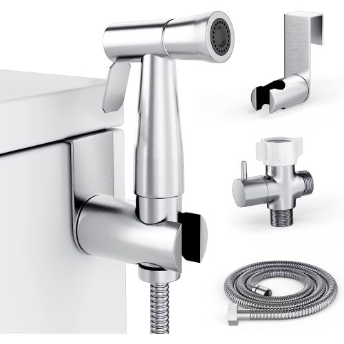 The PurrfectZone Stainless Steel Bidet Sprayer/Cloth Diaper Sprayer