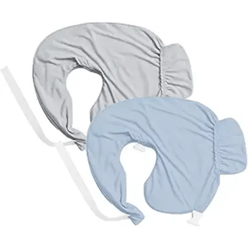 Nursing Pillow Covers Compatible with Breast Feeding Pillow Nursing Pillow (2 Pack Covers-Pillow NOT Included)