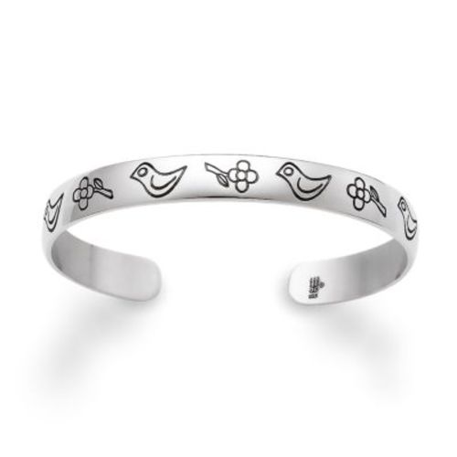 Child's Birds and Flowers Bracelet
