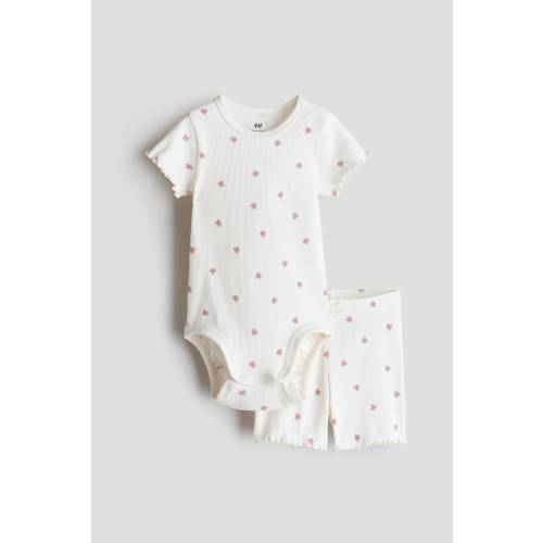 2-PIECE RIBBED COTTON SET