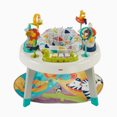 3-in-1 Sit-to-Stand Activity Center - Spin 'N Play Safari
