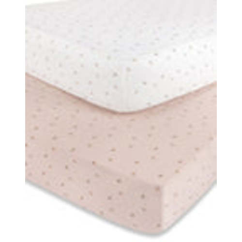 Pink Floral Fitted Crib Sheet Set with breathable comfort – Ely's & Co.