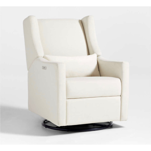 Babyletto Kiwi Cream Electronic Swivel Glider Power Recliner Nursery Chair