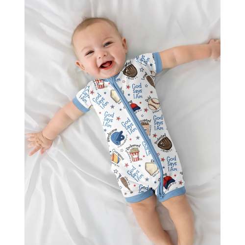 Christian Baseball Bamboo Shorty Zippy