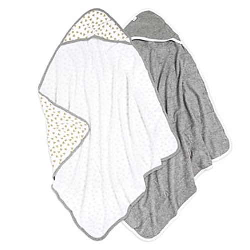 Burt's Bees Baby® 2-Pack Hooded Towels in Cloud