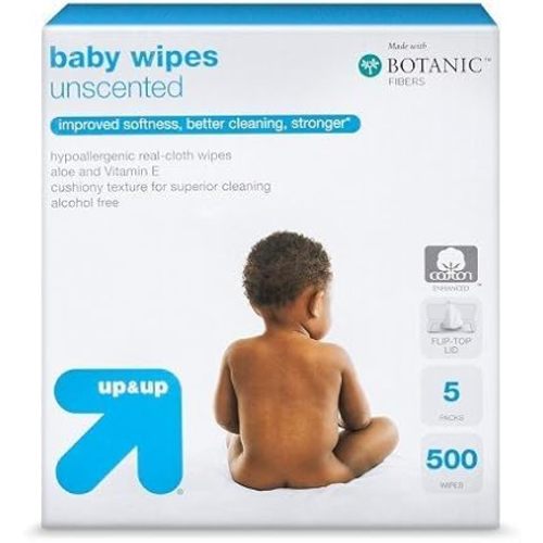 up & up™ Baby Wipes - Unscented - 500 ct