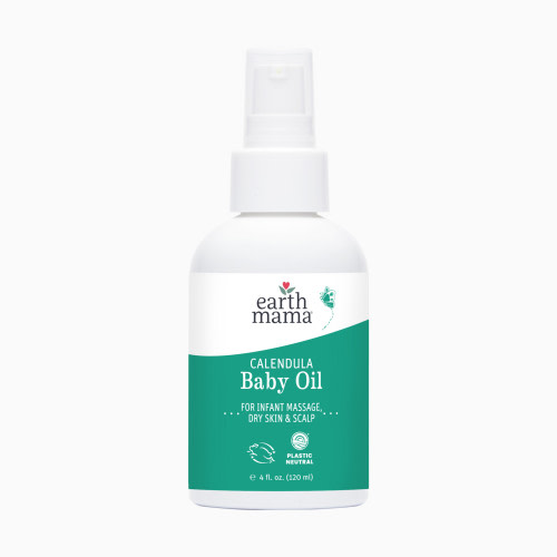 Earth Mama Calendula Baby Oil - 4 Fl Oz