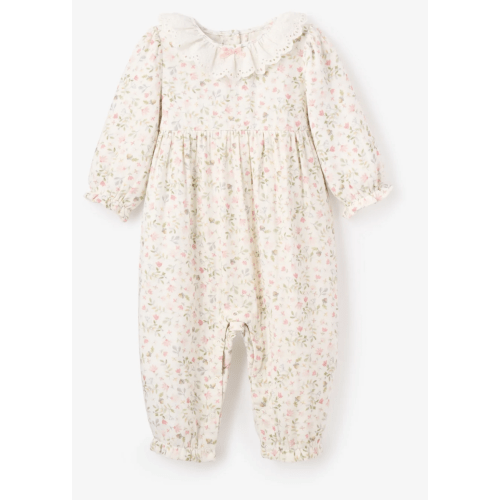 Folklore Floral Organic Muslin Jumpsuit – Elegant Baby