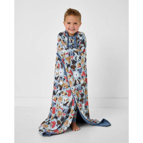 Gray Puppy Parade Large Cloud Blanket® – Little Sleepies