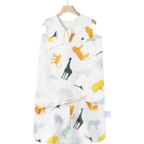 Swaddle-Blanket 100% Cotton Colorful Zoo 3-6 Month