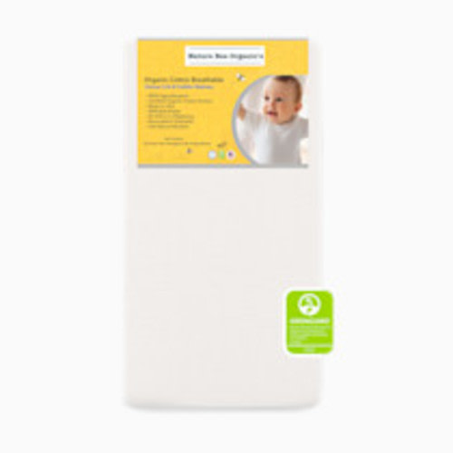 Nature Bee Organic's Deluxe Breathable Crib & Toddler Mattress - Organic White, Crib Mattress