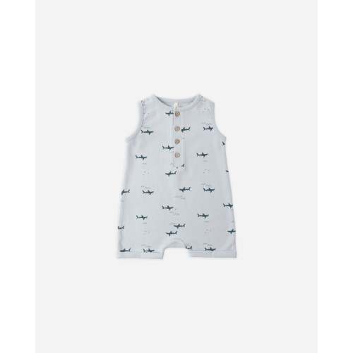 Davis Romper Sharks