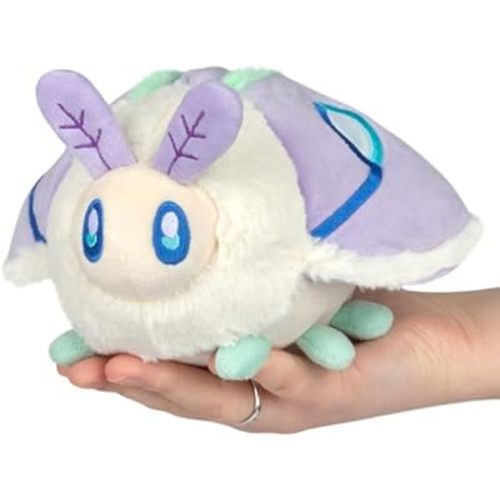 Squishable - Party Snacker Lilac Luna Moth - Garden Collection - 7 in - Soft Toy Collectible Stuffed Animal - Beans