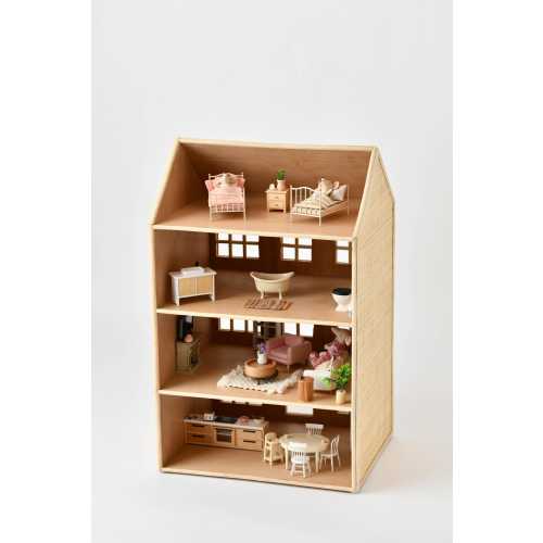 The Marlowe House - Children's Rattan Doll house