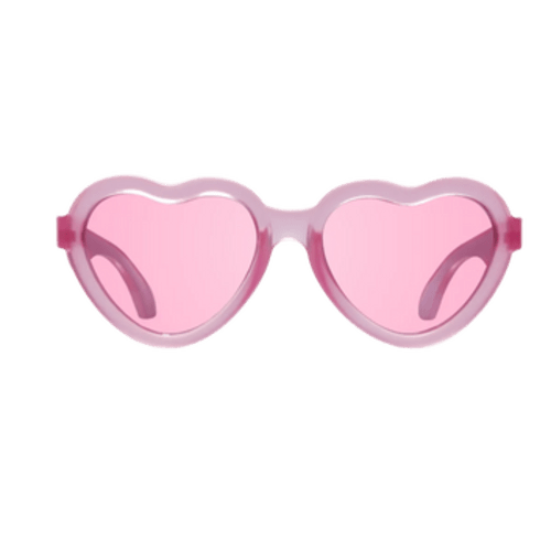 Fuchsia Haze Heart | Pink Transparent Lenses – Babiators Sunglasses
