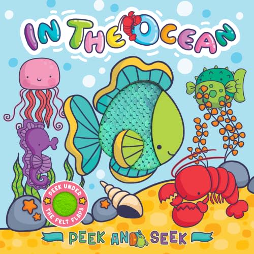 Little Hippo Books Peek and Seek In the Ocean Children's Books Ages 1-3 | Touch and Feel Books for Toddlers 1-3 & Baby Books | Best Kid's Books and ... Children's Books and Sensory Books