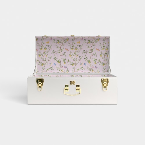 Petite Trunk - White - Sylvia's Summer / Embroidery