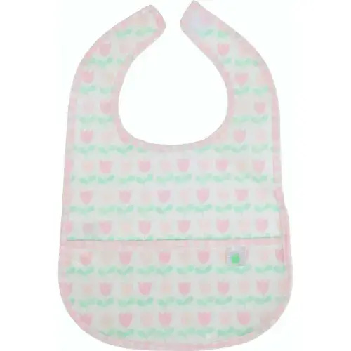 The Wipe It Bib, Tulips - Apple of My Isla Bibs | Maisonette