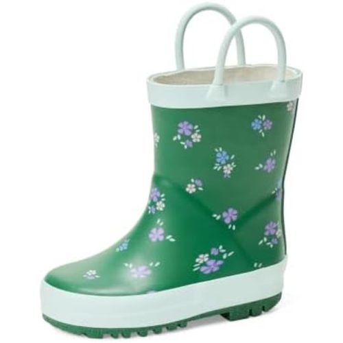 Amazon Essentials x Sofia Grainge Unisex Toddlers' Waterproof Rubber Rain Boots for Boys and Girls