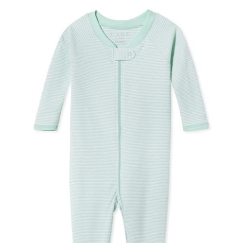 LAKE | Baby | Pima Cotton Pajamas | Parisian Green Baby Sleeper