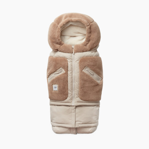 7AM Enfant Blanket 212 - Oat/Cacao, Cappuccino, 6 M-4 T