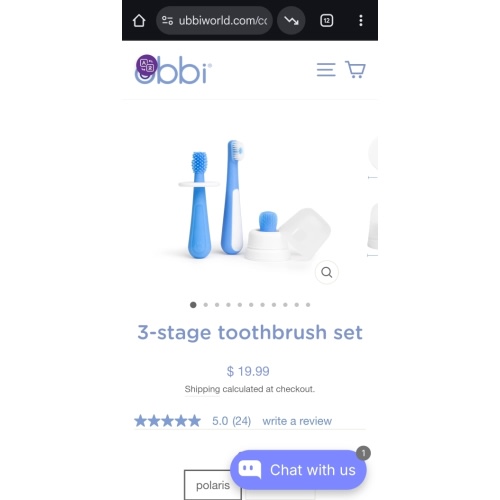 3-stage toothbrush set