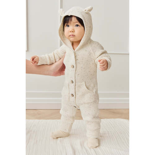 Bear Knit Onepiece - Pistachio Fleck – Jamie Kay USA