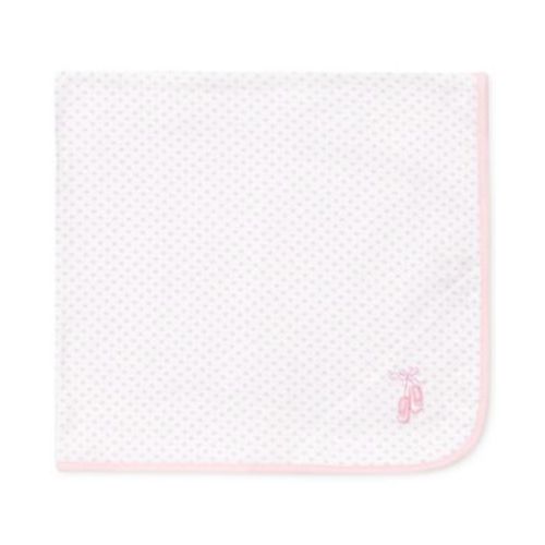 Baby Girls Prima Ballerina With All Over Heart Print Blanket