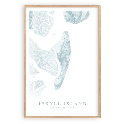 Jekyll Island Map Print