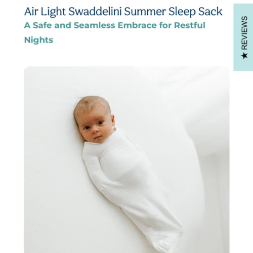 Air Light Swaddelini Summer Sleep Sack