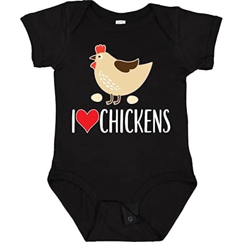 inktastic Chickens Cute Farm Animal Baby Bodysuit