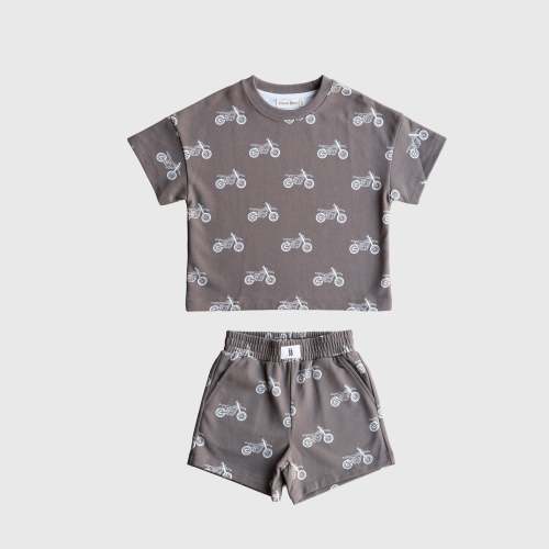 French Terry Short Set | Dirt Bike