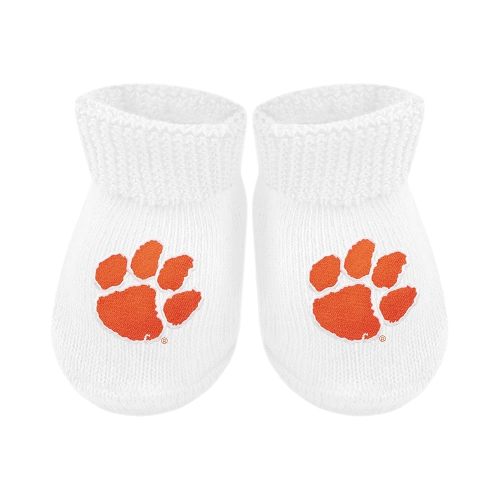 Creative Knitwear College Baby Bootie Sock - Team Logo, Multiple Colors, for Boys & Girls (Newborn - 6 Months)