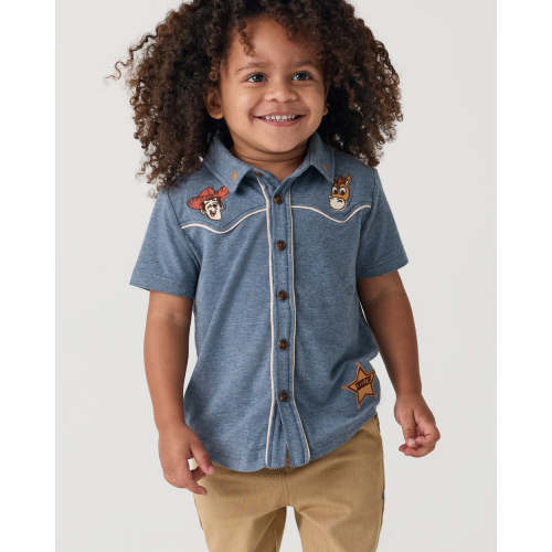 Disney & Pixar The Roundup Gang Button Down Polo