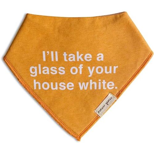 Denver James Bandana Feeding Drool Baby Bib I Soft Organic Cotton I Fleece Back