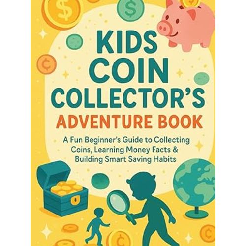 Kids Coin Collector’s Adventure Book: A Fun Beginner’s Guide to Collecting Coins, Learning Money Facts & Building Smart Saving Habits