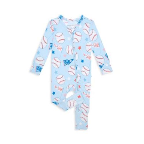 Unisex Play Ball Convertible One Piece Coverall Footie - Baby