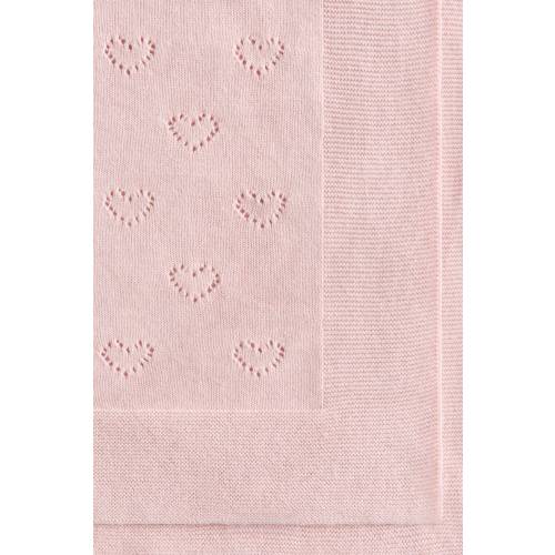COTTON POINTELLE BABY BLANKET