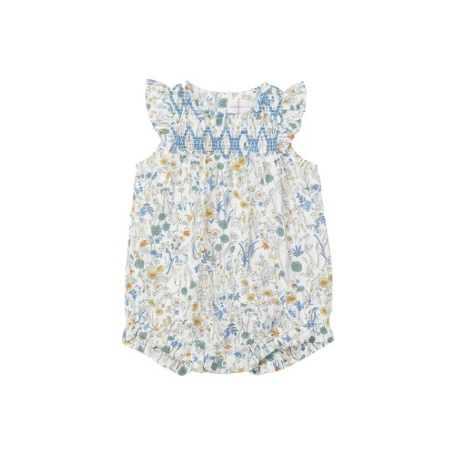 Floral Woven Bubble Romper | 9 Month
