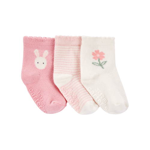 Baby Girl 3-Pack Bunny Ankle Socks  - Carter's | Carter's