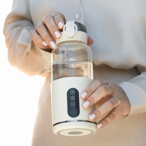 Portable Glass Milk Warmer with Temperature Control