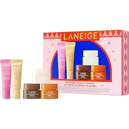 Laneige Skincare & Lip Care Holiday Gift Sets – Lip Mask, Water Bank, Lip Glowy Balm – Beauty Essentials for Gifting & Self-Care