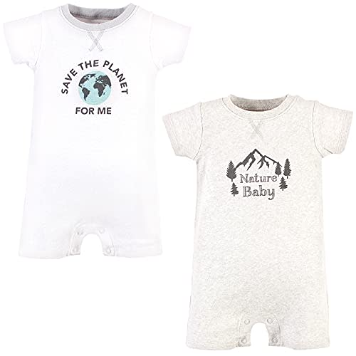 Touched by Nature baby-boys Organic Cotton Rompers