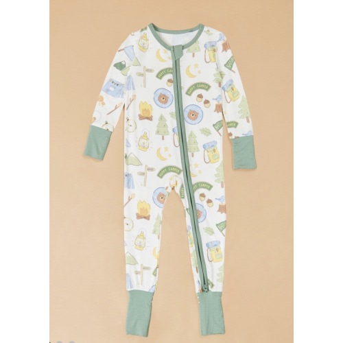 Camping Long Sleeve Romper